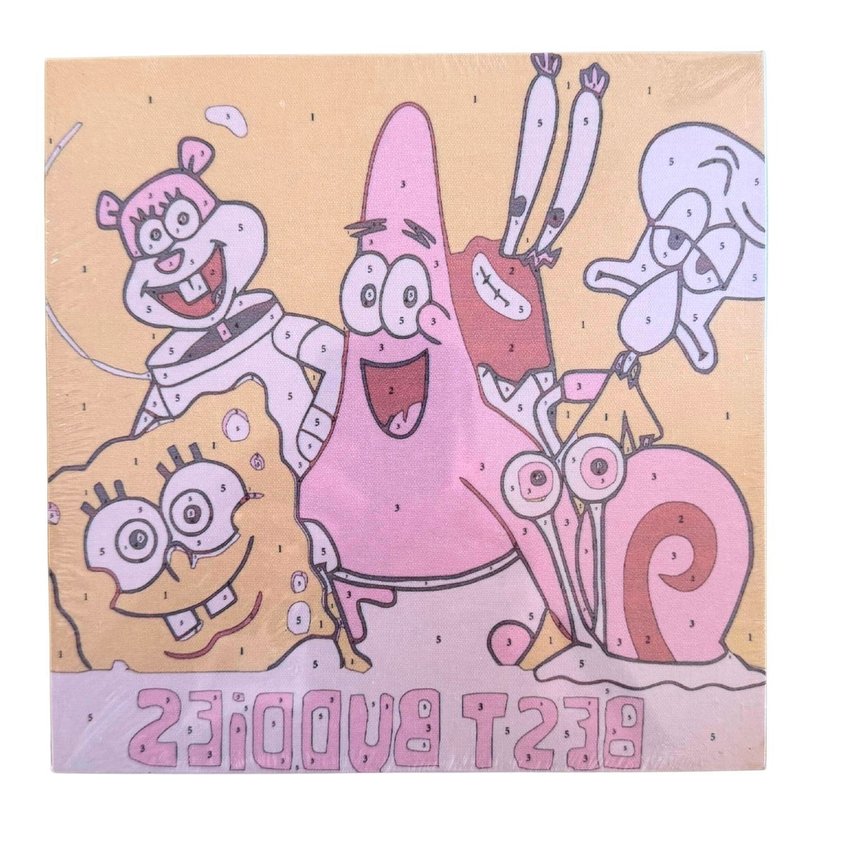 SpongeBob DIY Paint by Numbers Canvas Kits