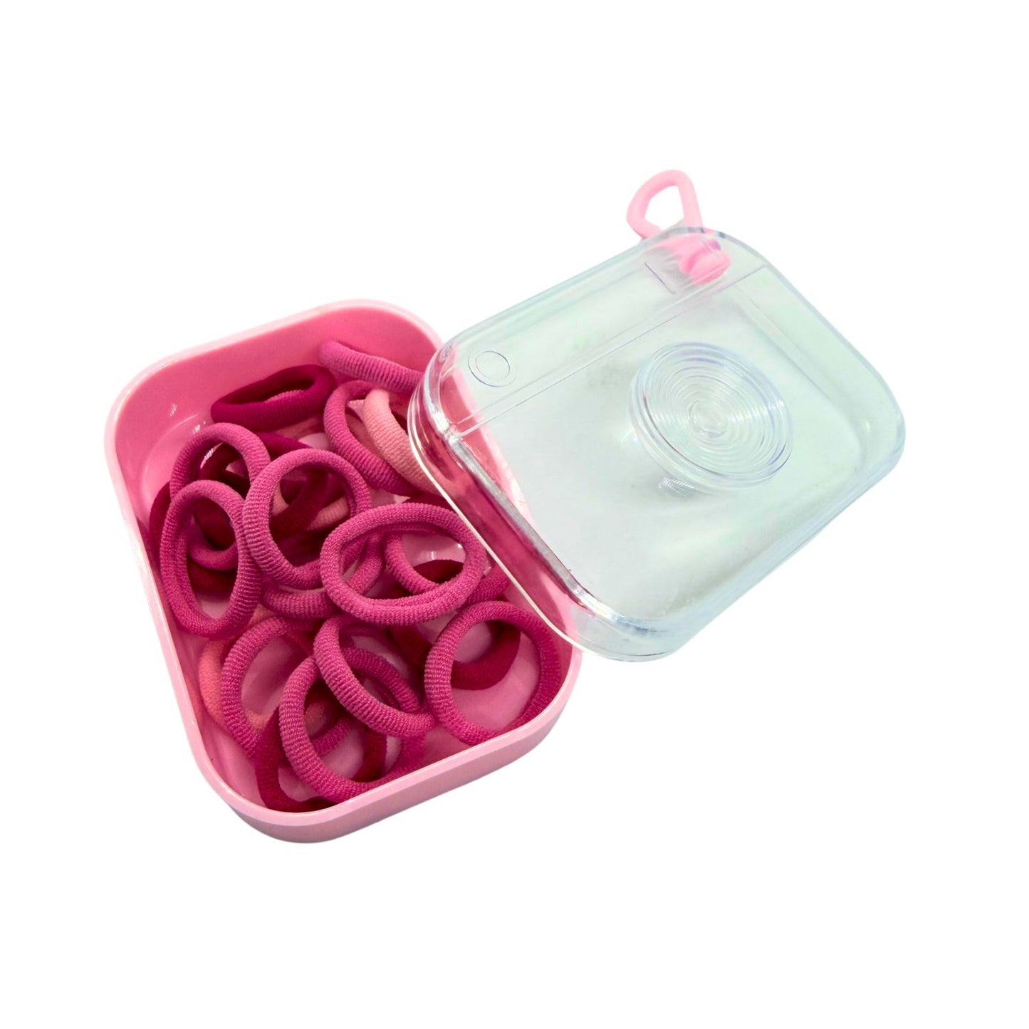 Cotton Hair Elastic with Travel Case