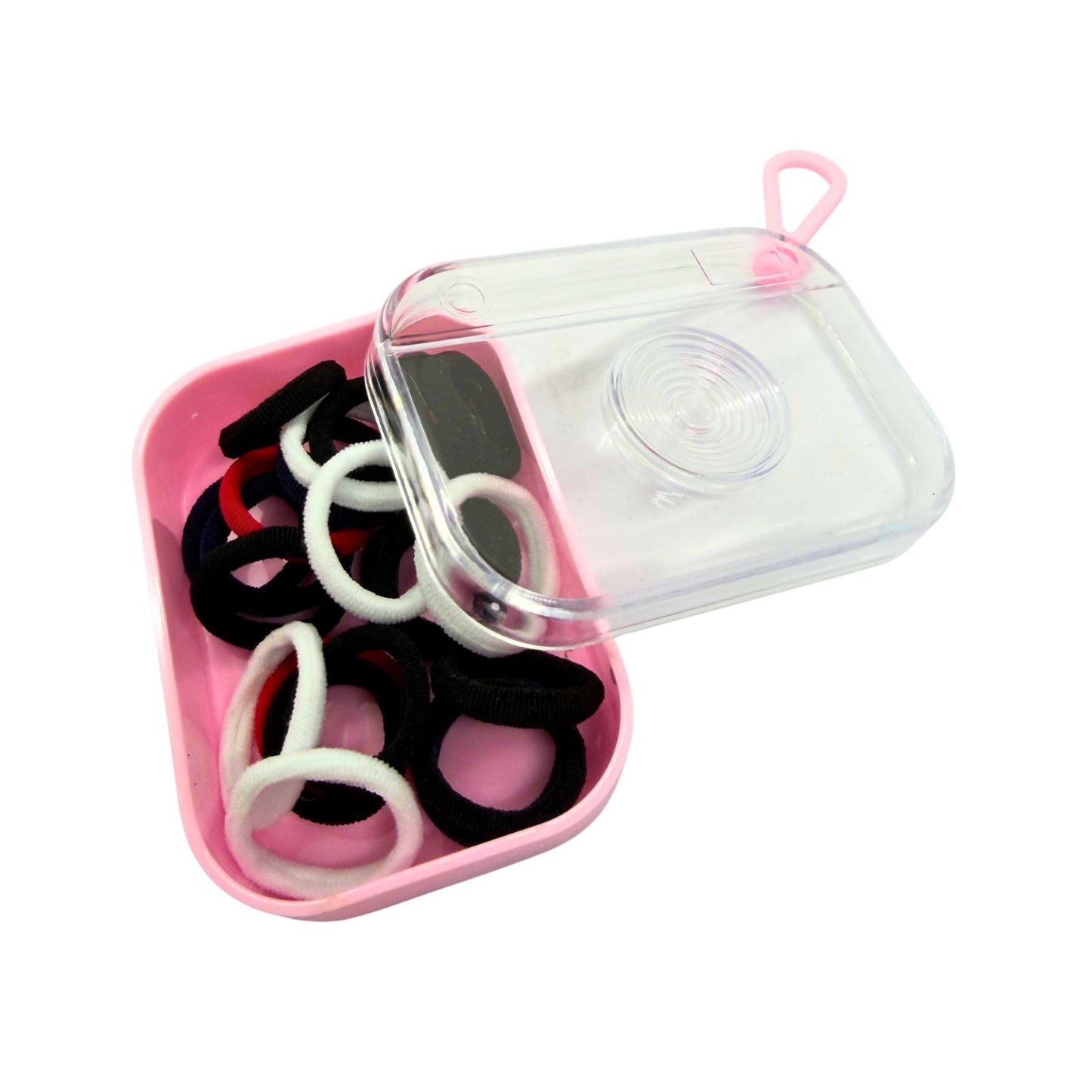 Cotton Hair Elastic with Travel Case