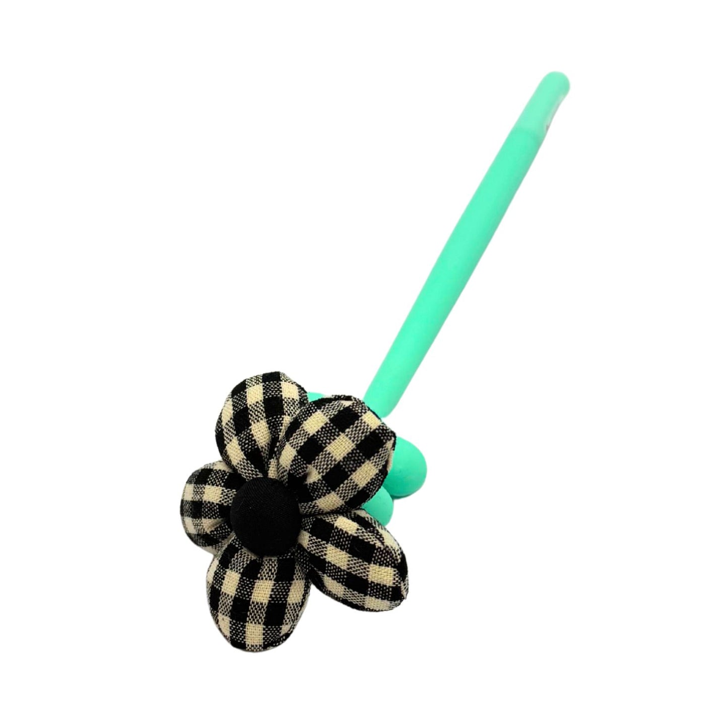 Plaid Flower Gel Pens