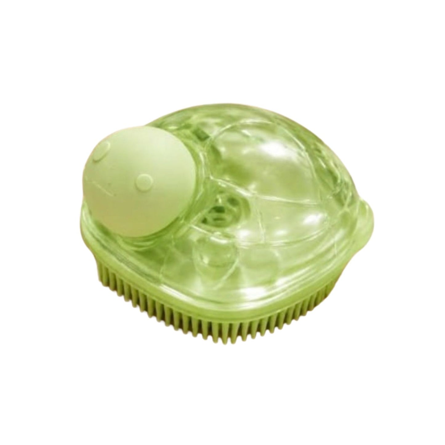 Turtle Silicone Shampoo Dispenser Brush