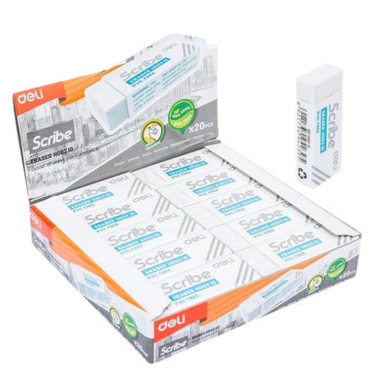Big Deli Scribe PVC-Free Eraser 5.4x2x1 cm