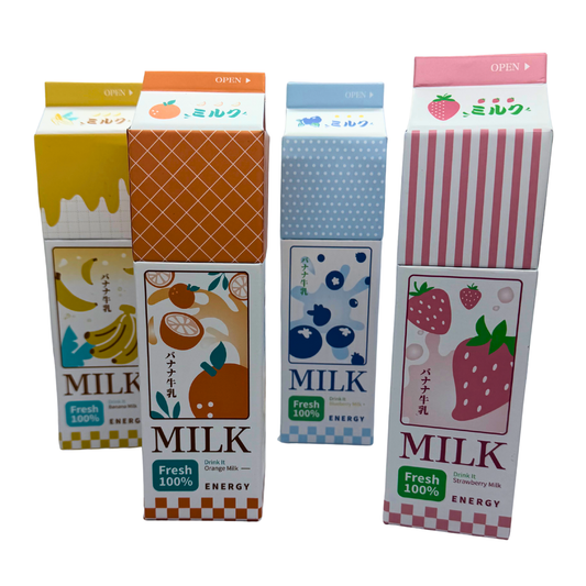 Kawaii Milk Carton Pencil Cases