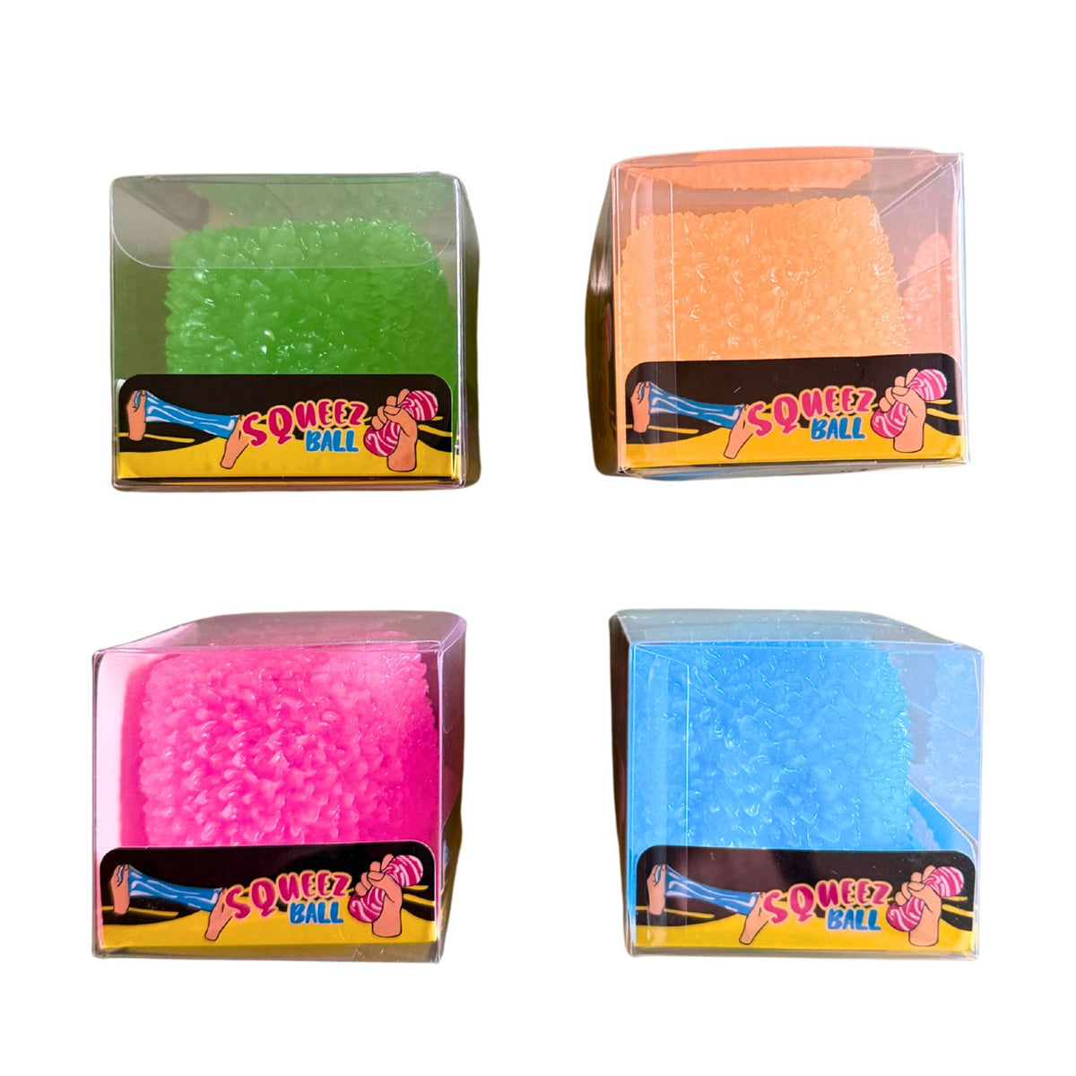 Textured Cube Squishy Ball