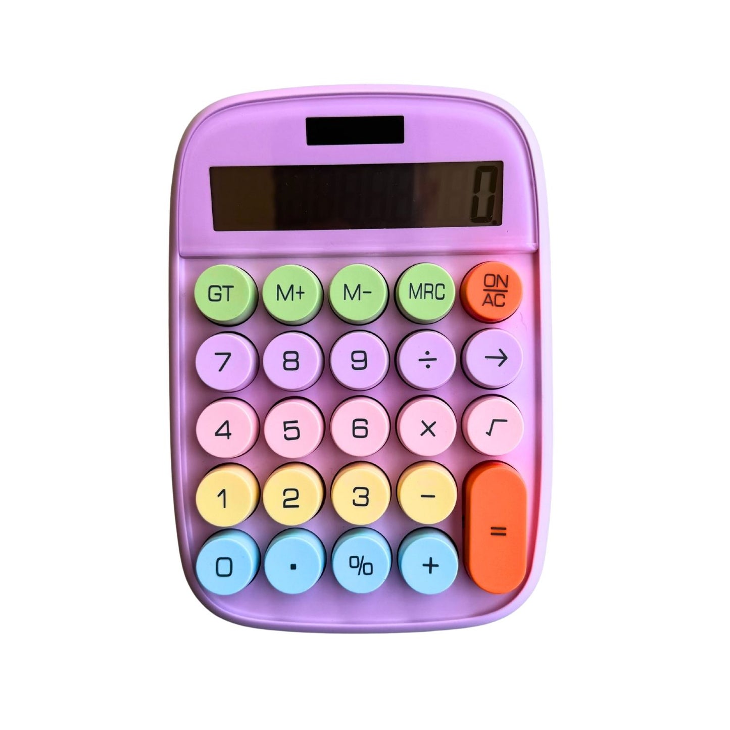 Mechanical Button Calculator Purple