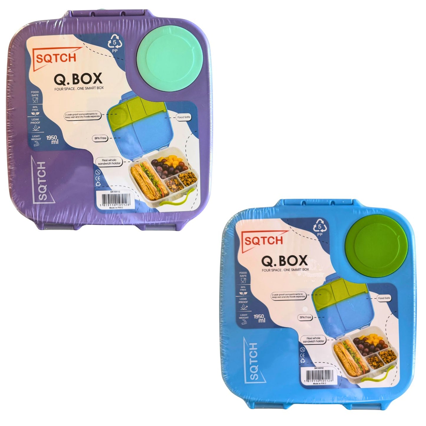 SQTCH Q.BOX Lunch Box 1950ml