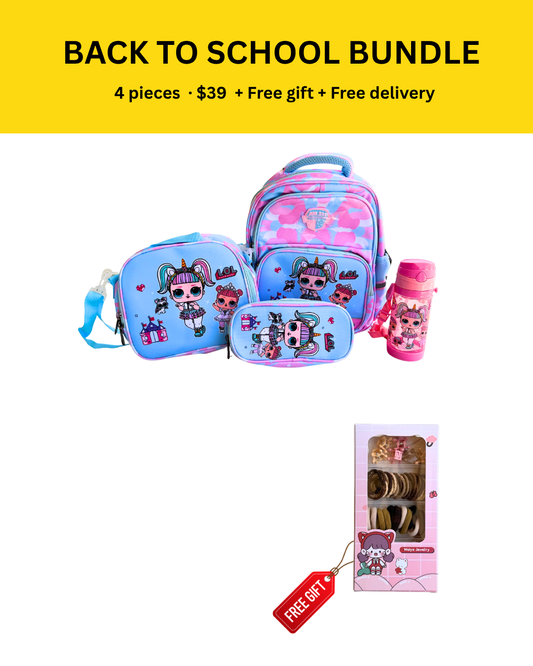 L.O.L. Surprise! 4-Piece Back-To-School Complete Bundle