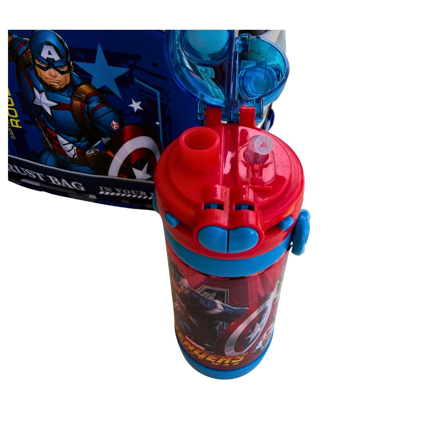Captain America 4-Piece Complete School Bag Set