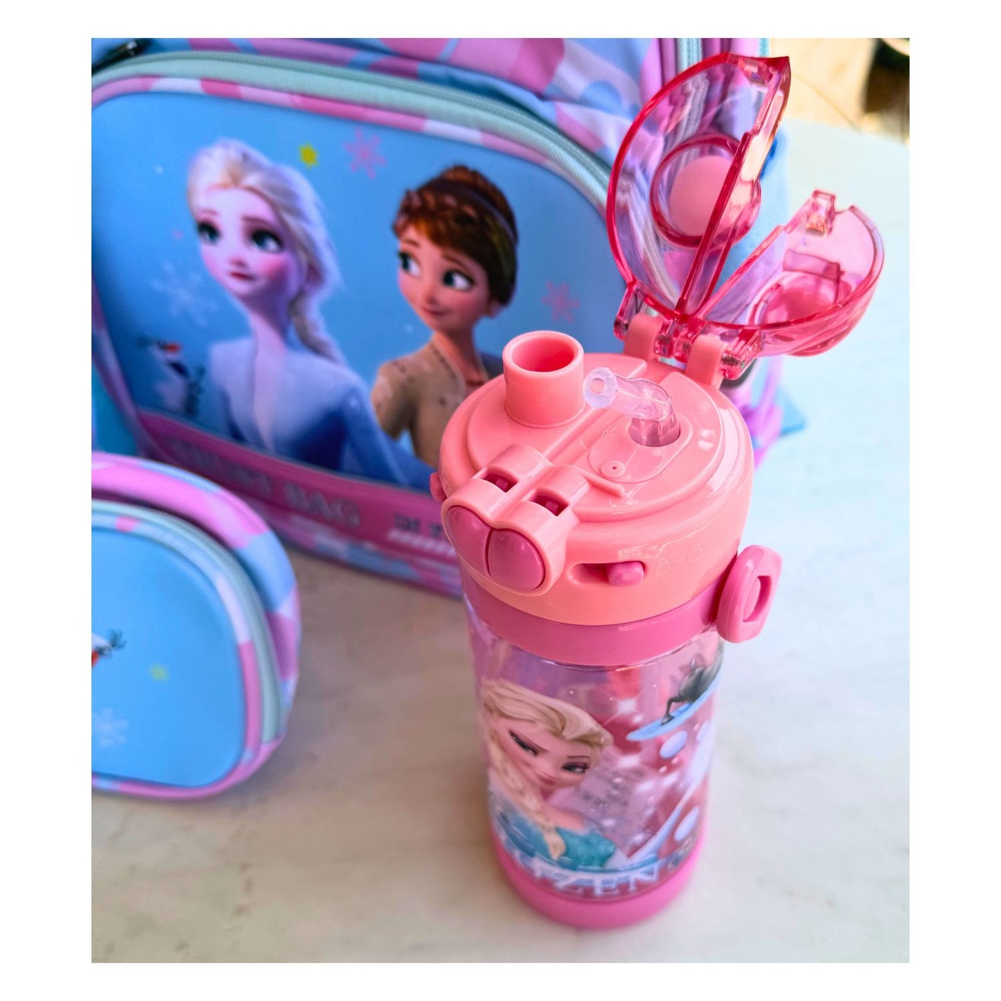 Disney Frozen 4-Piece Complete Girls School Bag Set