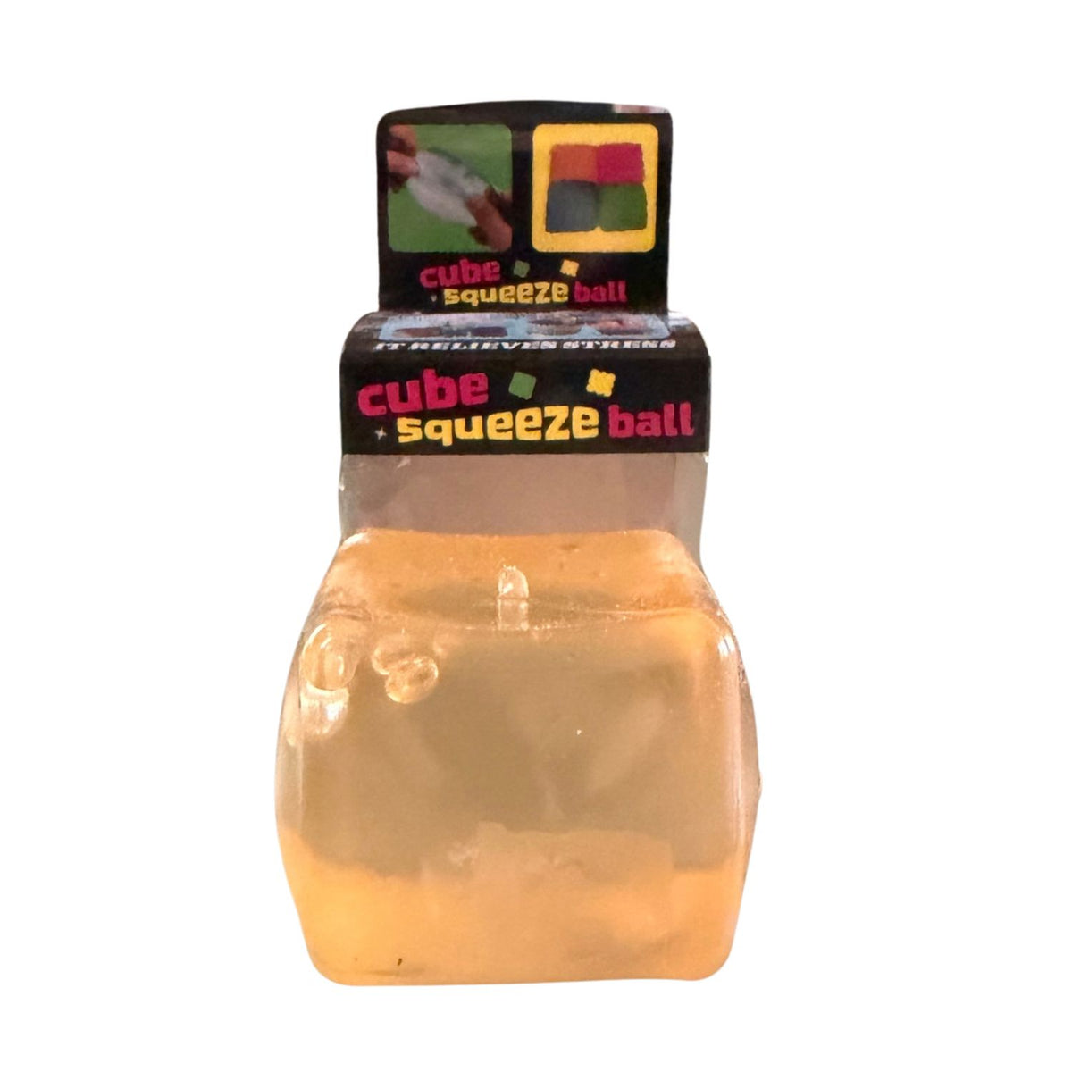 Crystal Gel Cube Squishy Ball