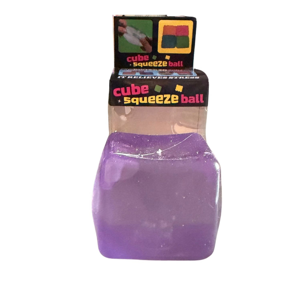 Crystal Gel Cube Squishy Ball