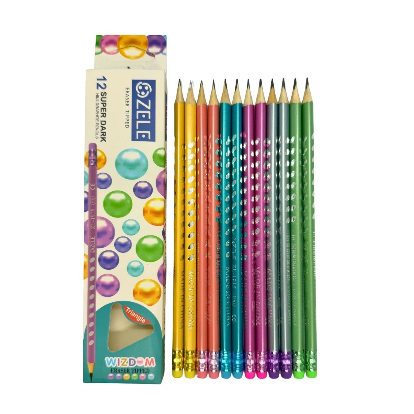 ZELE® ZL-1915 HB Pencils - 12pcs/set