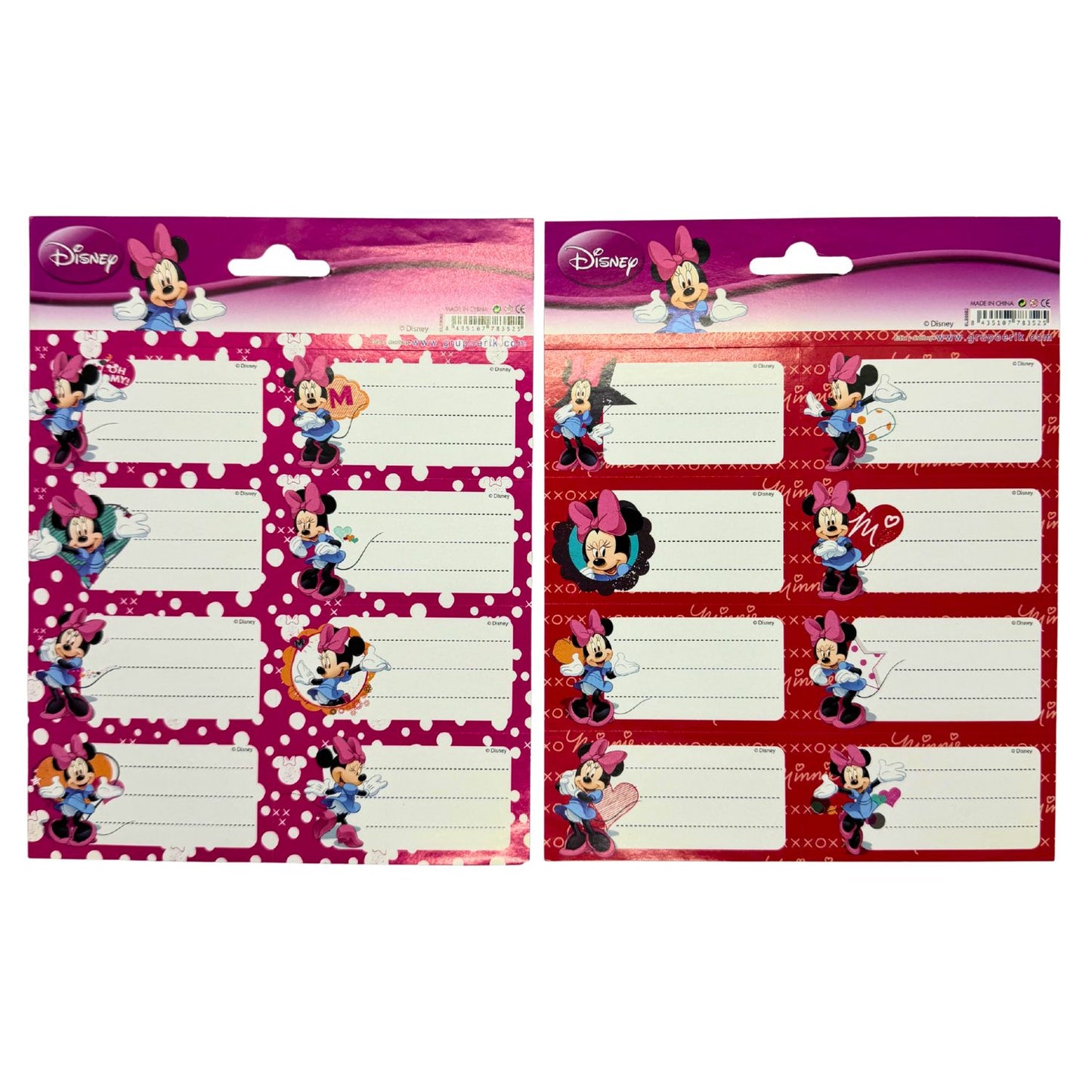 Disney Character Name Tag Sticker