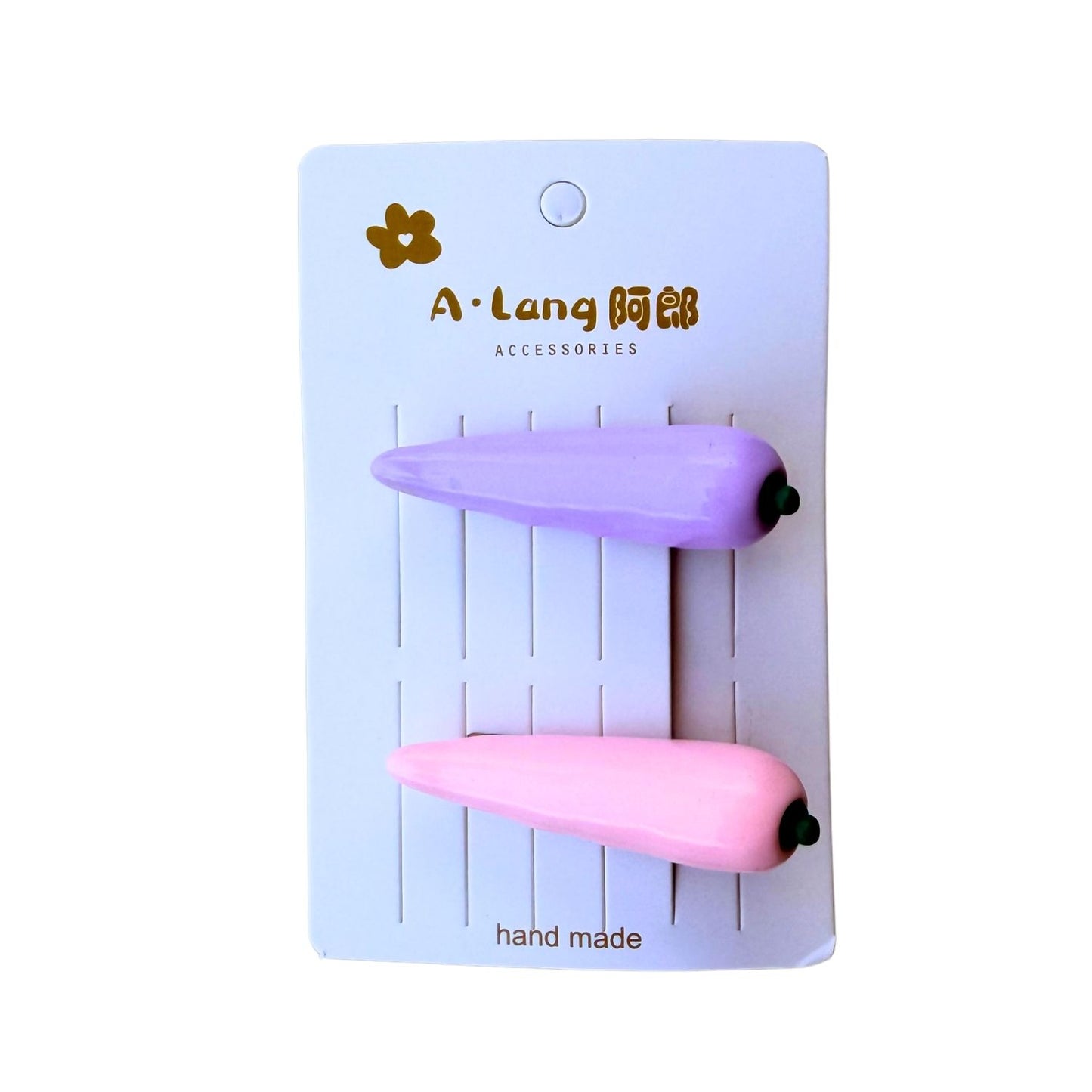 Quirky Chili Pepper Hair Clip - 2pcs/set
