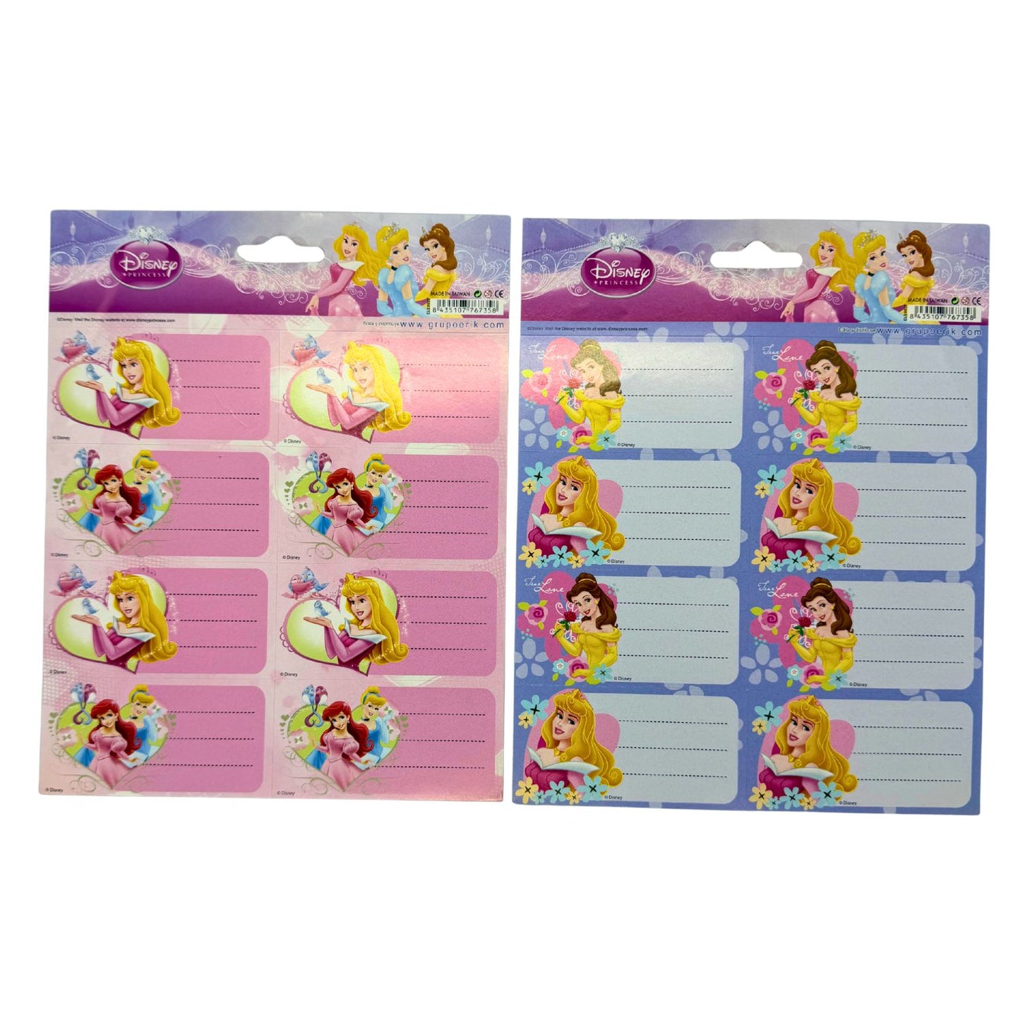 Disney Character Name Tag Sticker