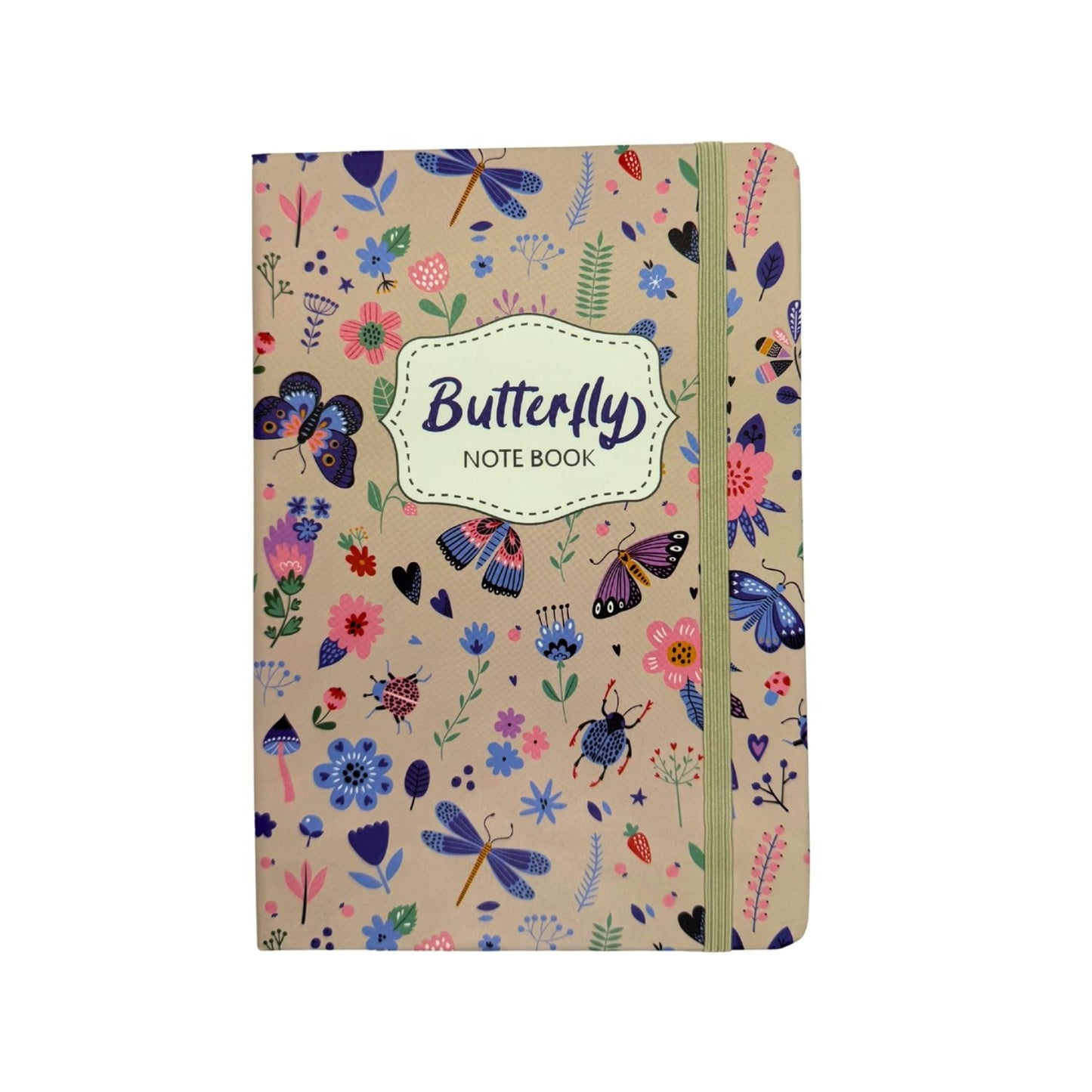 Butterfly Floral Notebooks - A5 size