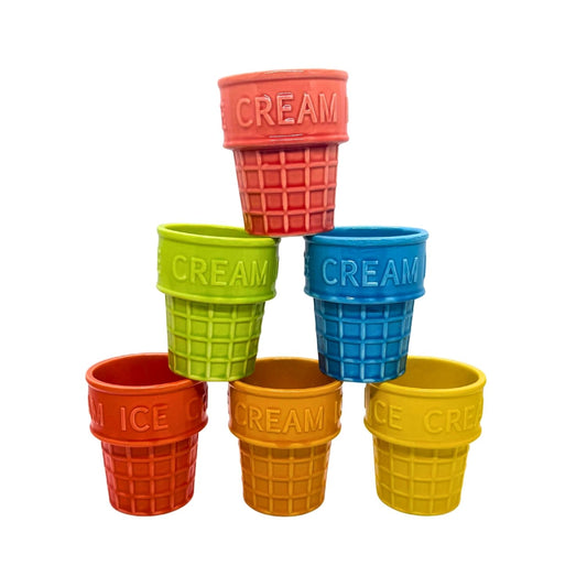 Waffle Cone espresso cups - 6pcs/set