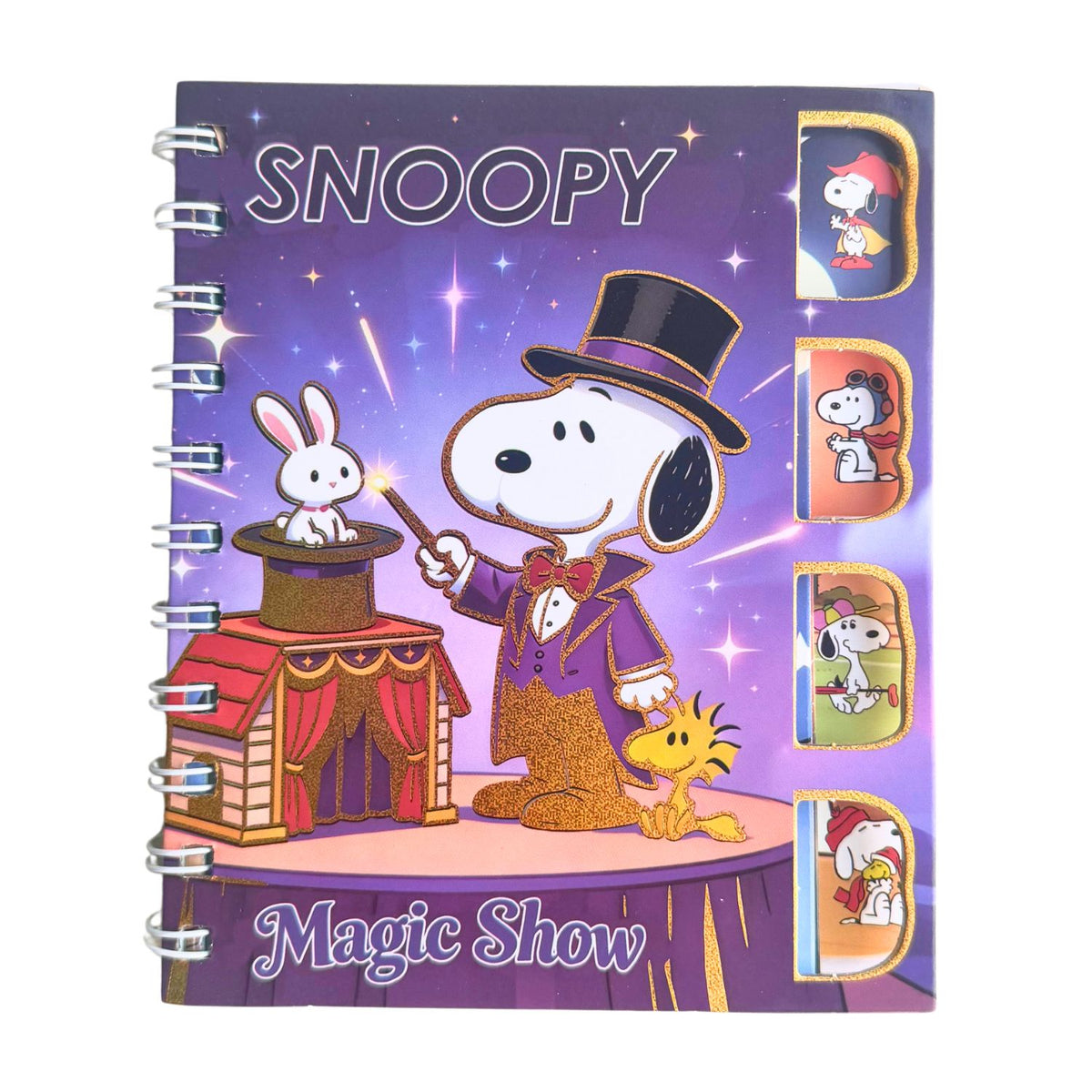 Snoopy Tabbed Multi-Subject Spiral Notebooks