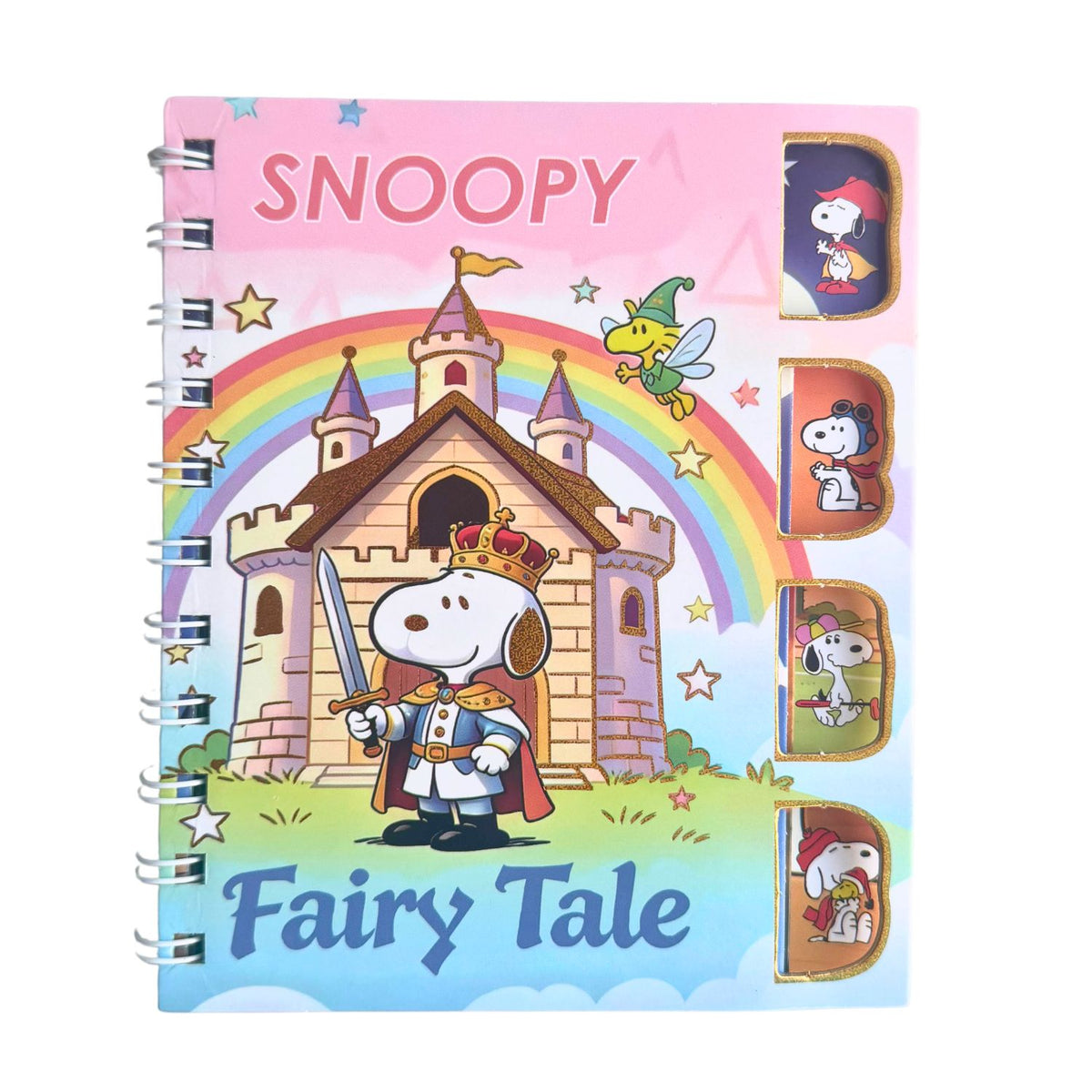 Snoopy Tabbed Multi-Subject Spiral Notebooks