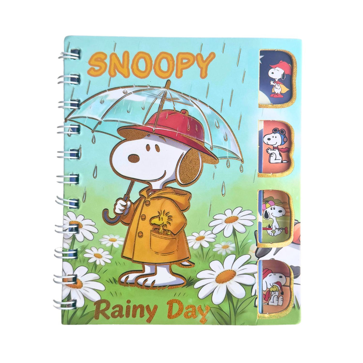 Snoopy Tabbed Multi-Subject Spiral Notebooks