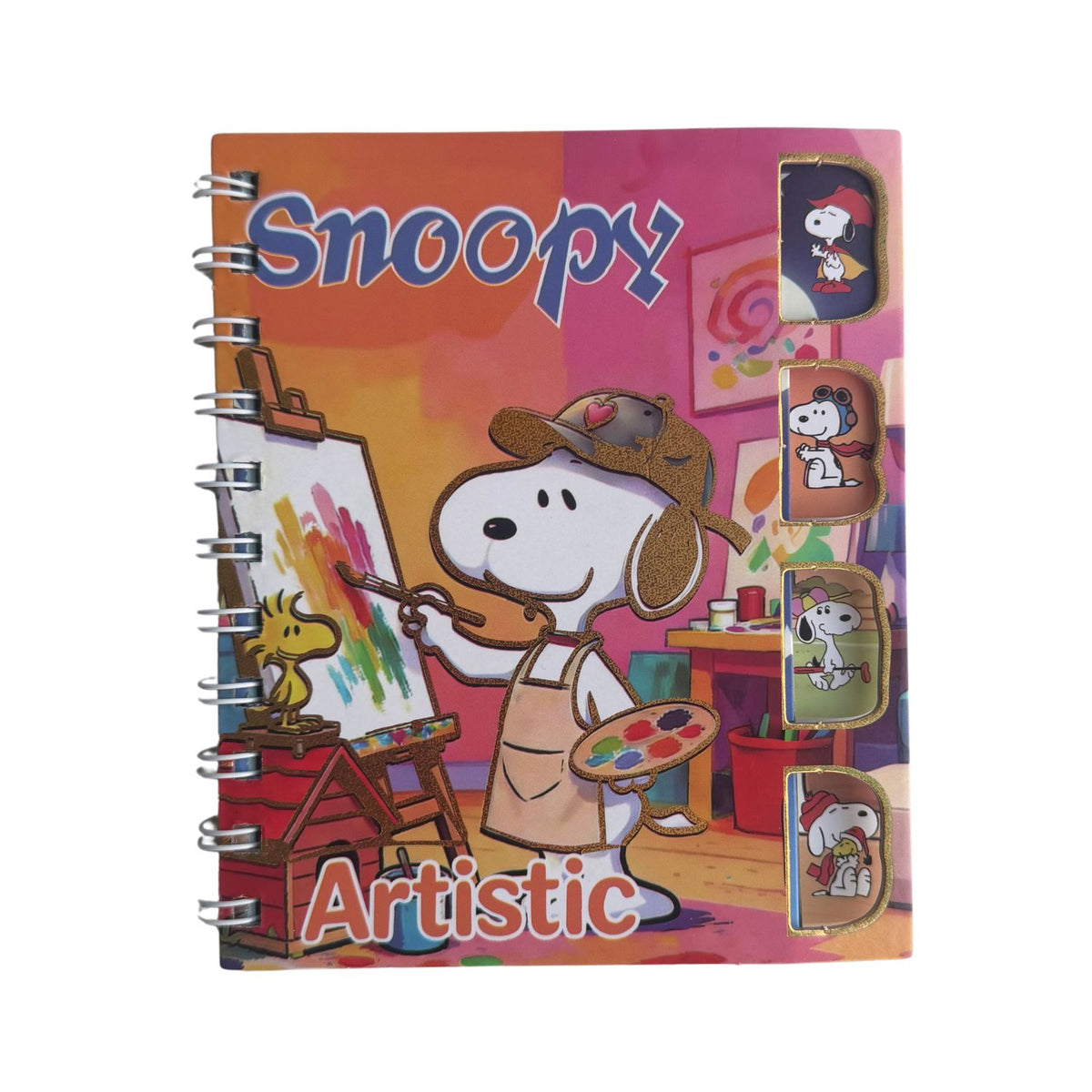 Snoopy Tabbed Multi-Subject Spiral Notebooks