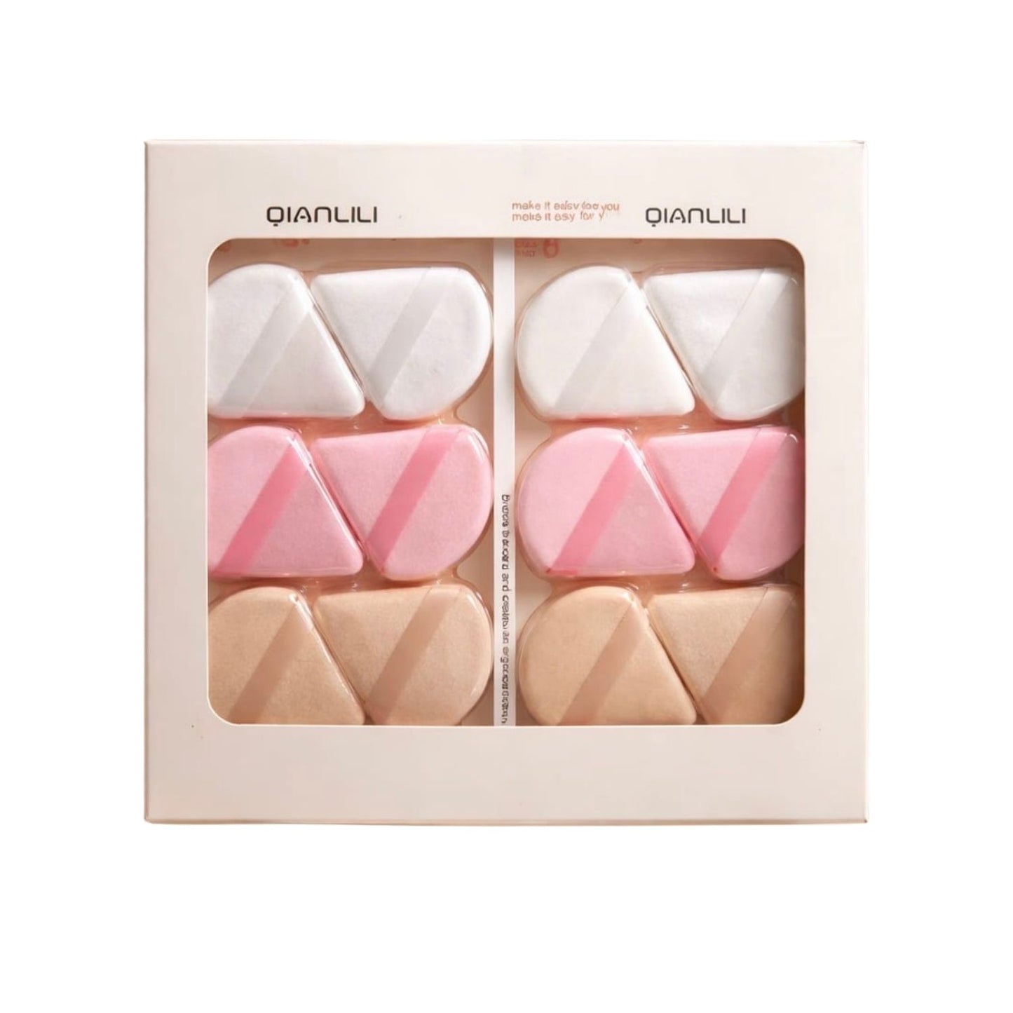Soft Triangle Powder Puff - 6pcs/set