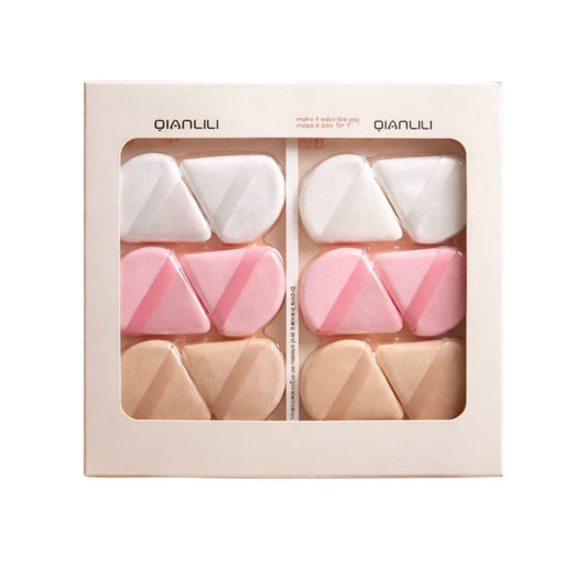 Soft Triangle Powder Puff - 6pcs/set