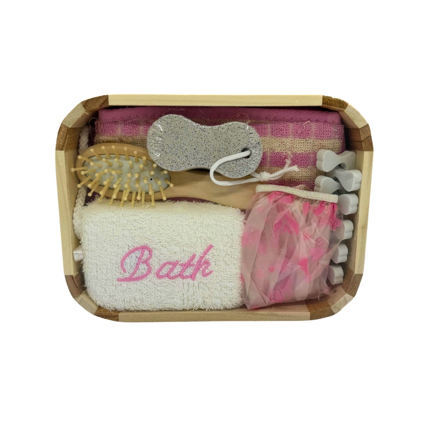 Luxury Wooden Bath & Spa Gift Set