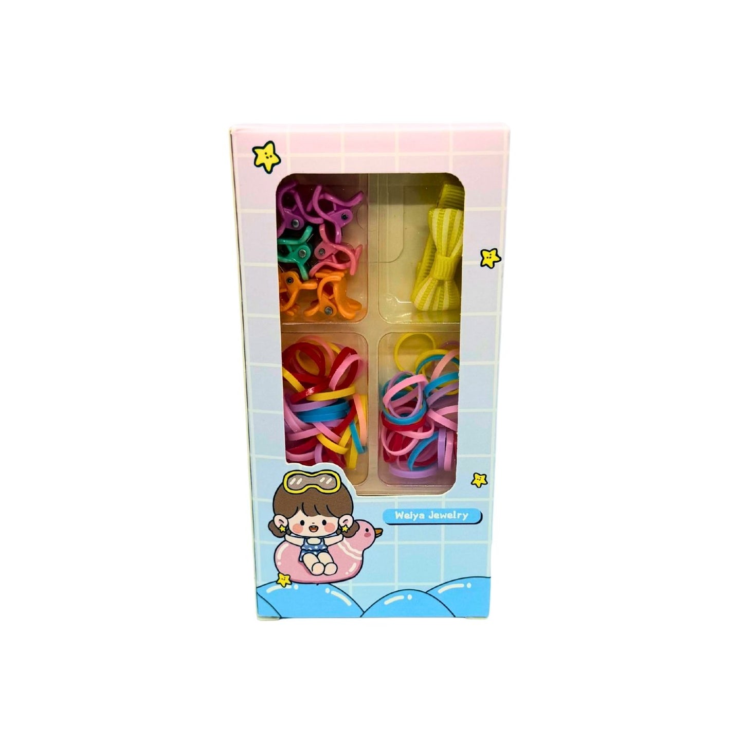 Clips, Bows & Elastics Set