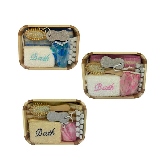 Luxury Wooden Bath & Spa Gift Set
