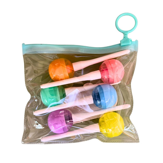 Lollipop Mini Highlighter - 6pcs/set