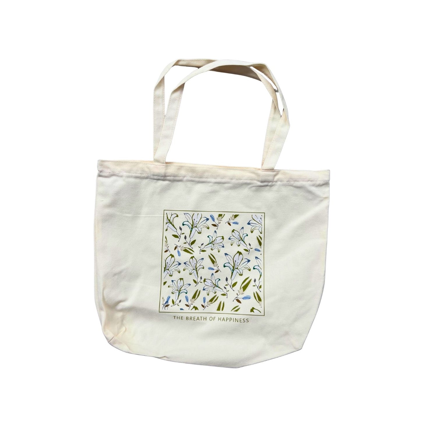 The Breath of Happiness Tote Bags with Zipper