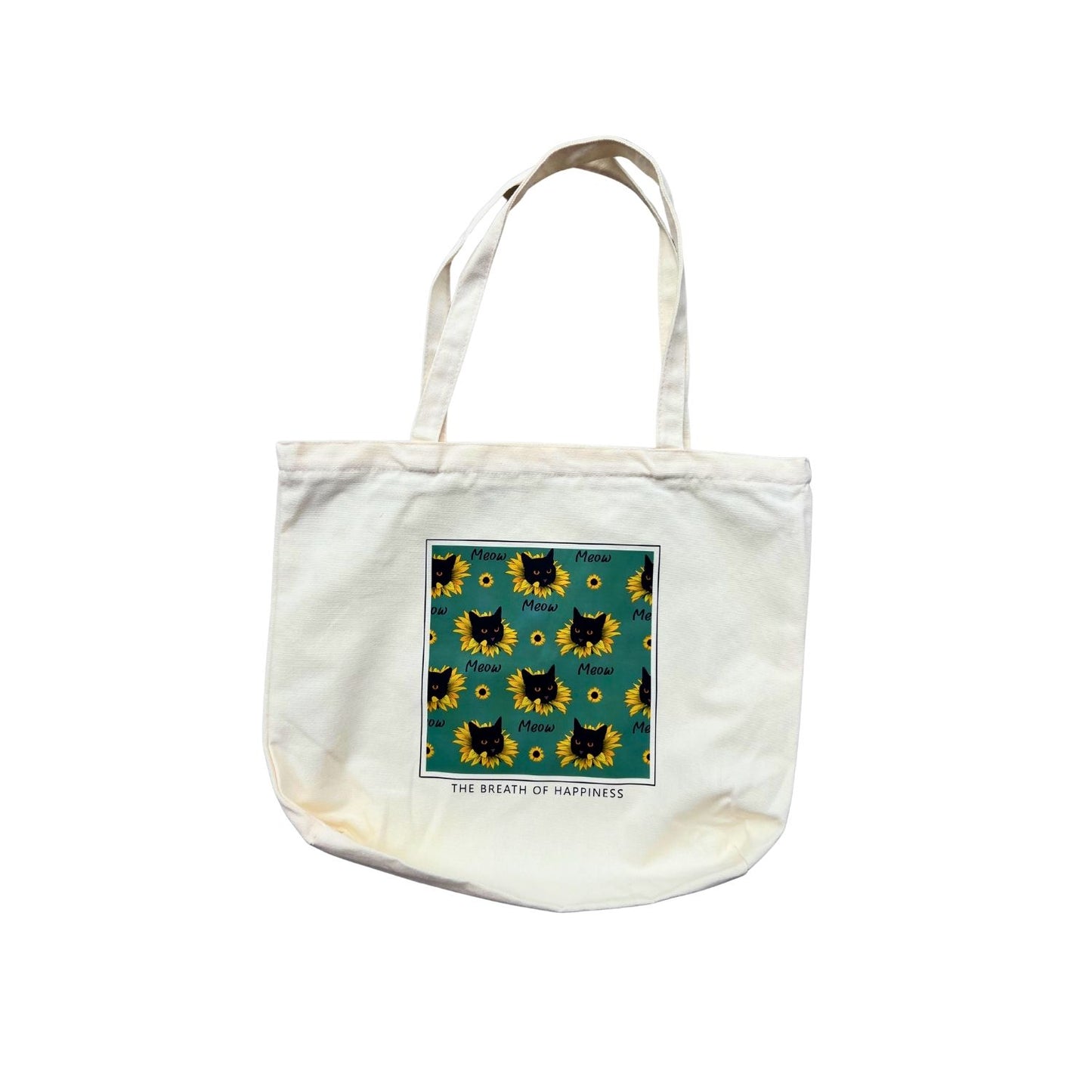 The Breath of Happiness Tote Bags with Zipper