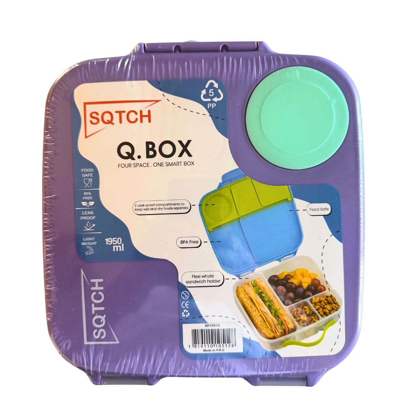 SQTCH Q.BOX Lunch Box 1950ml