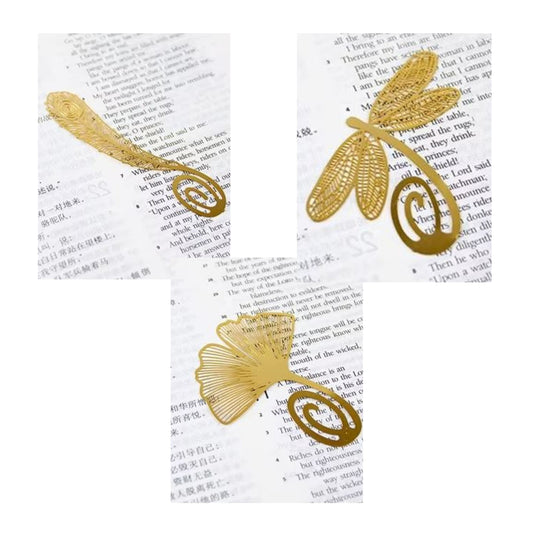 Gold Filigree Bookmarks