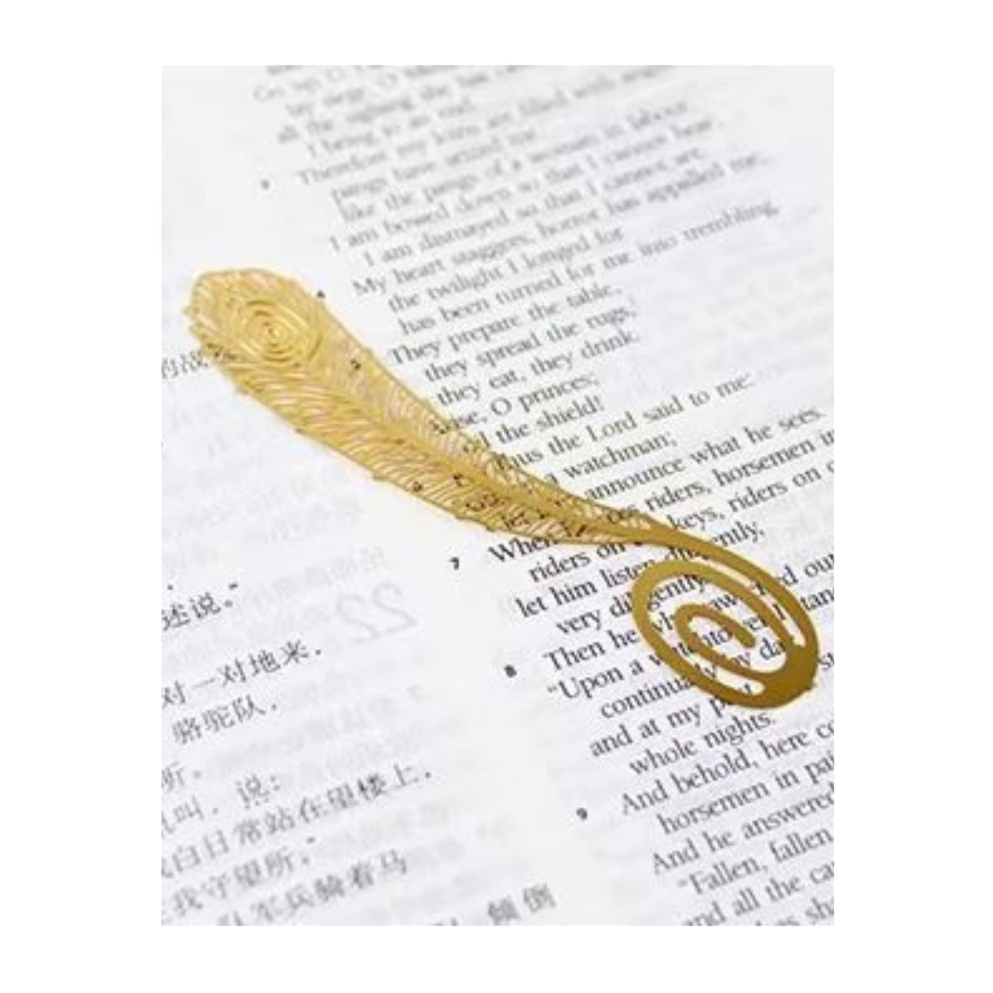 Gold Filigree Bookmarks
