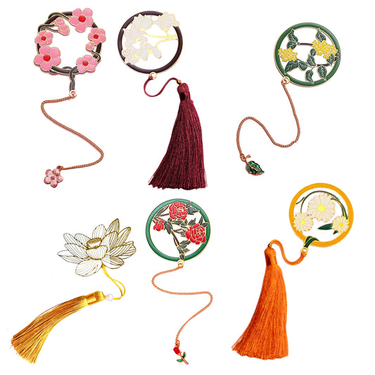Artistic Tassel Cardstock Bookmarks