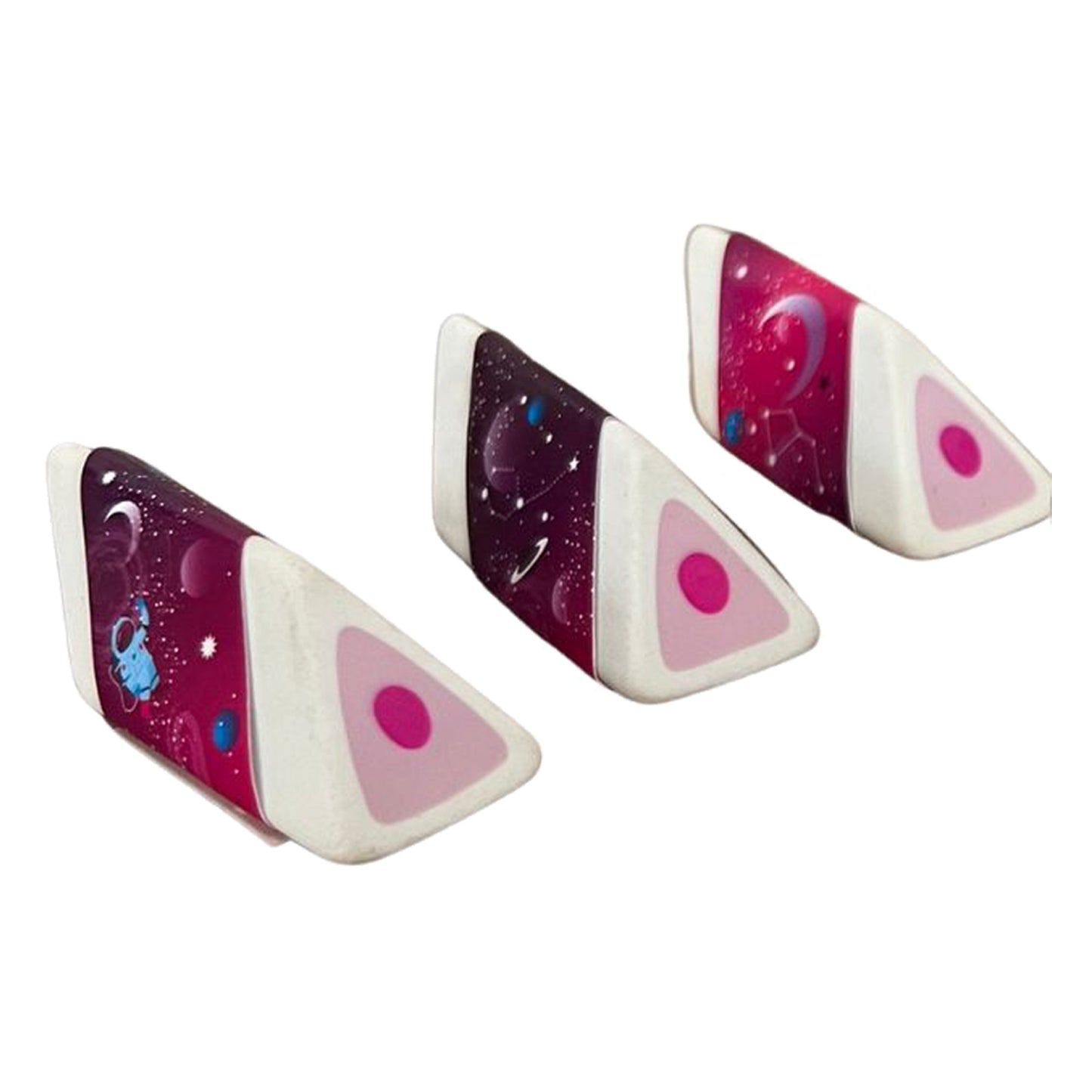Maped Cosmic Galaxy Eraser - 3pcs/set