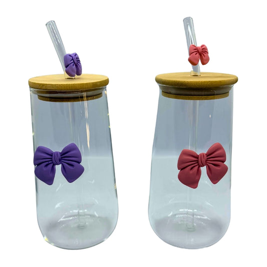 Coquette Aesthetic Ribbon Glass Mug