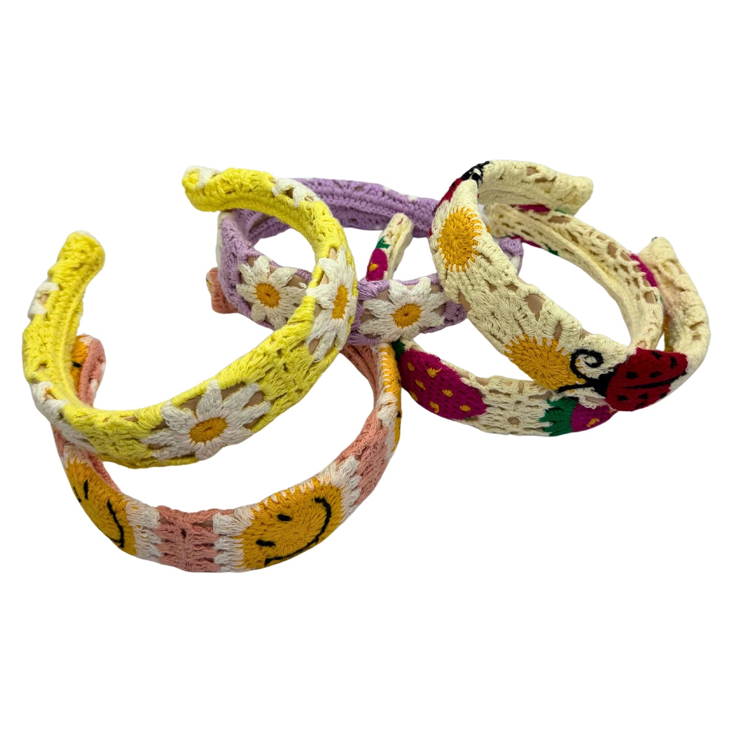 Handmade Crochet Floral Headbands