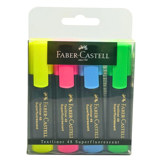Faber-Castell Highlighter - 4pcs/set