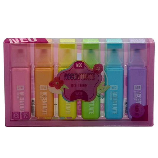 NEO Pastel Highlighters - 6pcs/set
