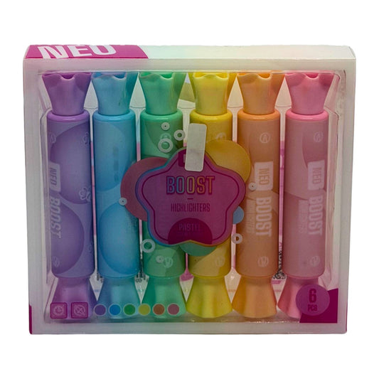 NEO Pastel Candy Highlighters - 6pcs/set