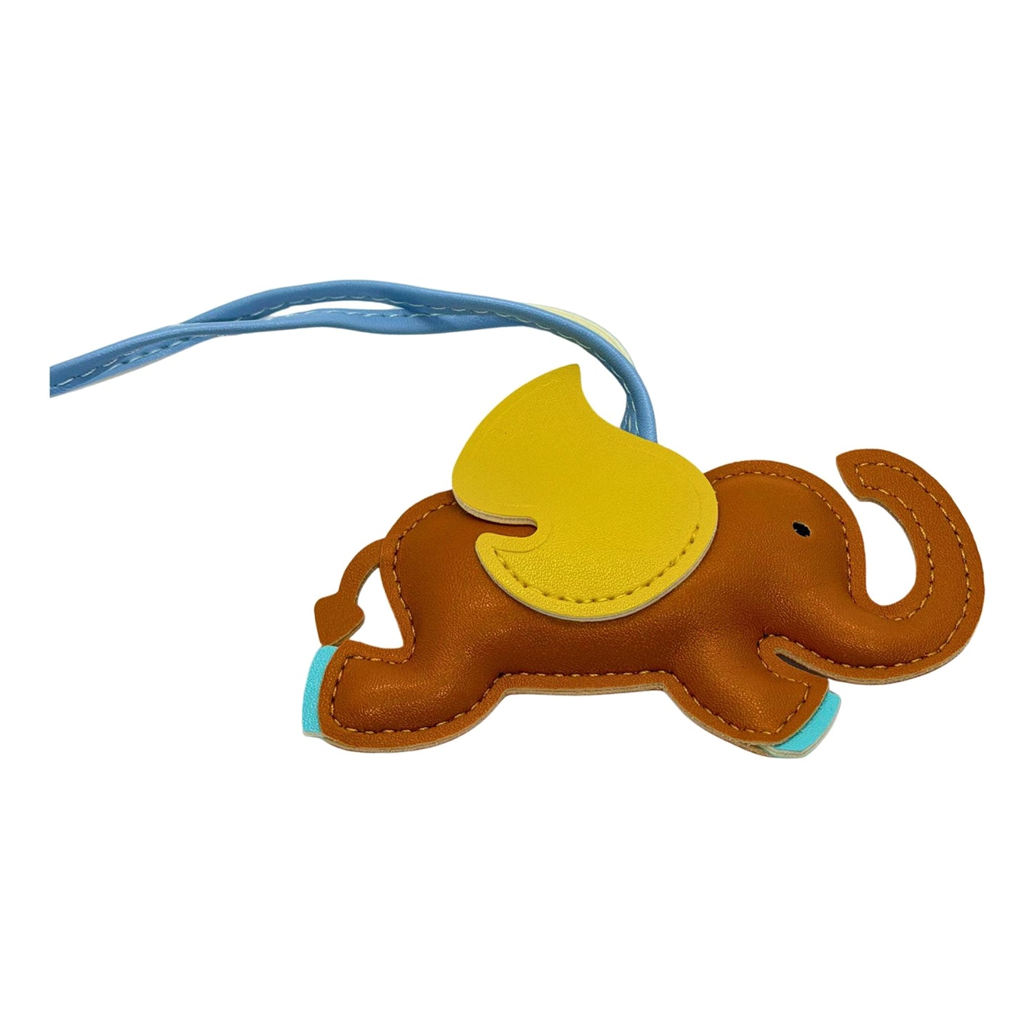 Elephant Leather Bag Charms