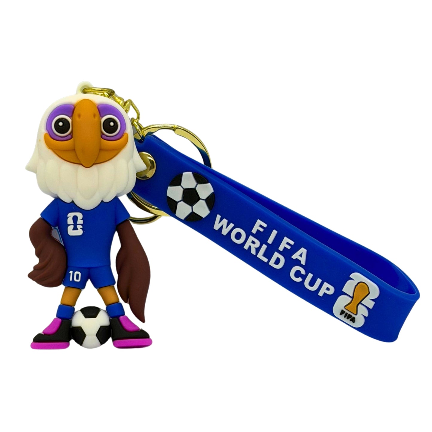 Elite Soccer Star 3D Keychains