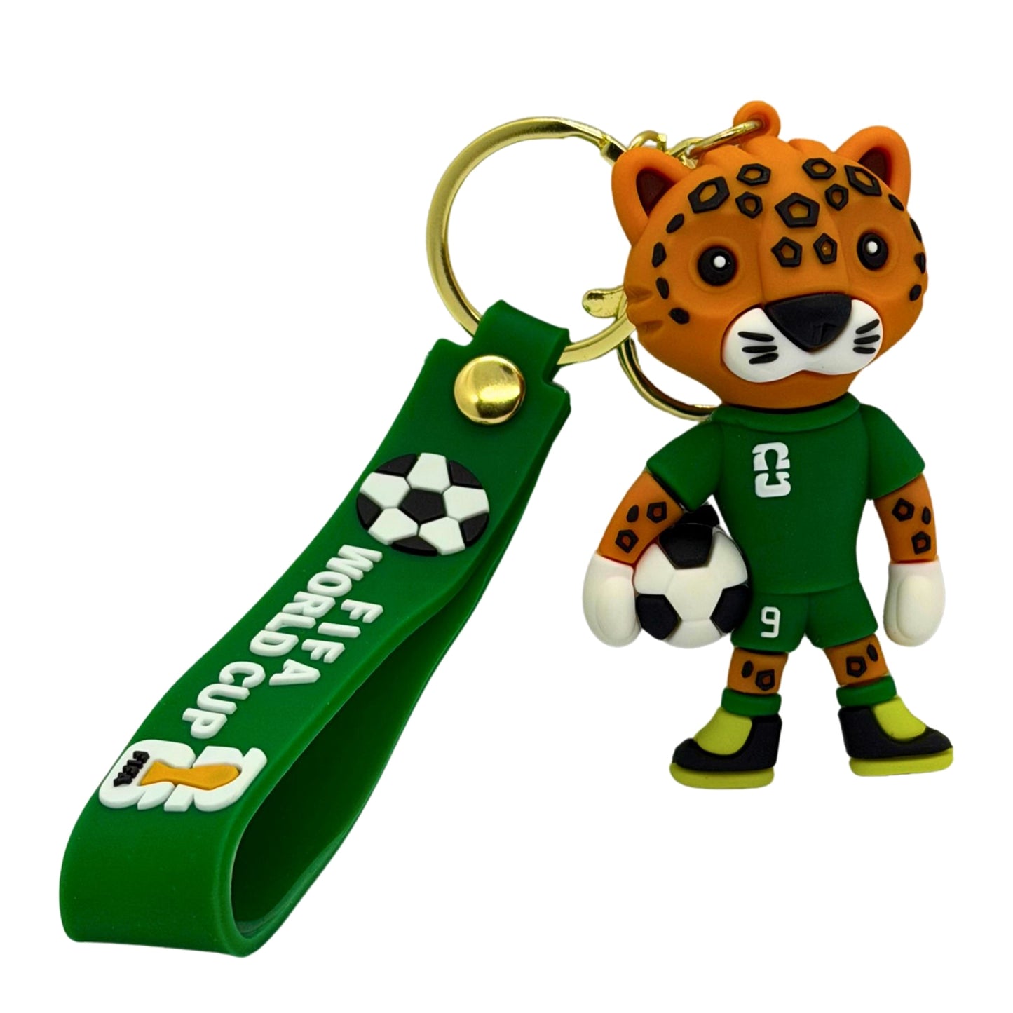 Elite Soccer Star 3D Keychains