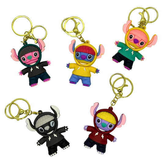 Stitch 3D Character Keychains