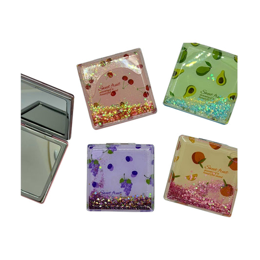 Shimmering Fruit Pocket Mirror