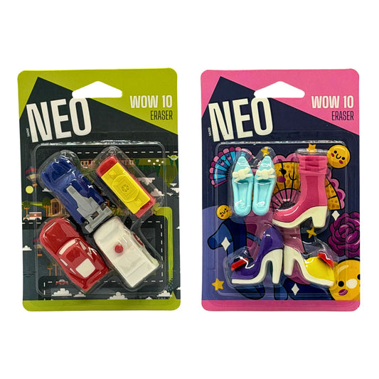 NEO Novelty Erasers
