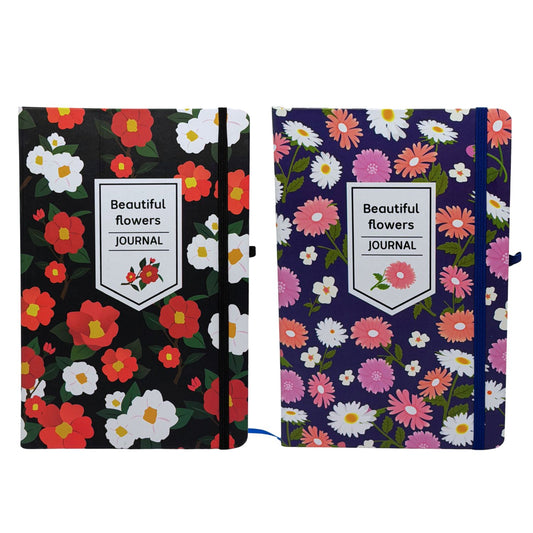 Floral Hardcover Notebooks - A5 size